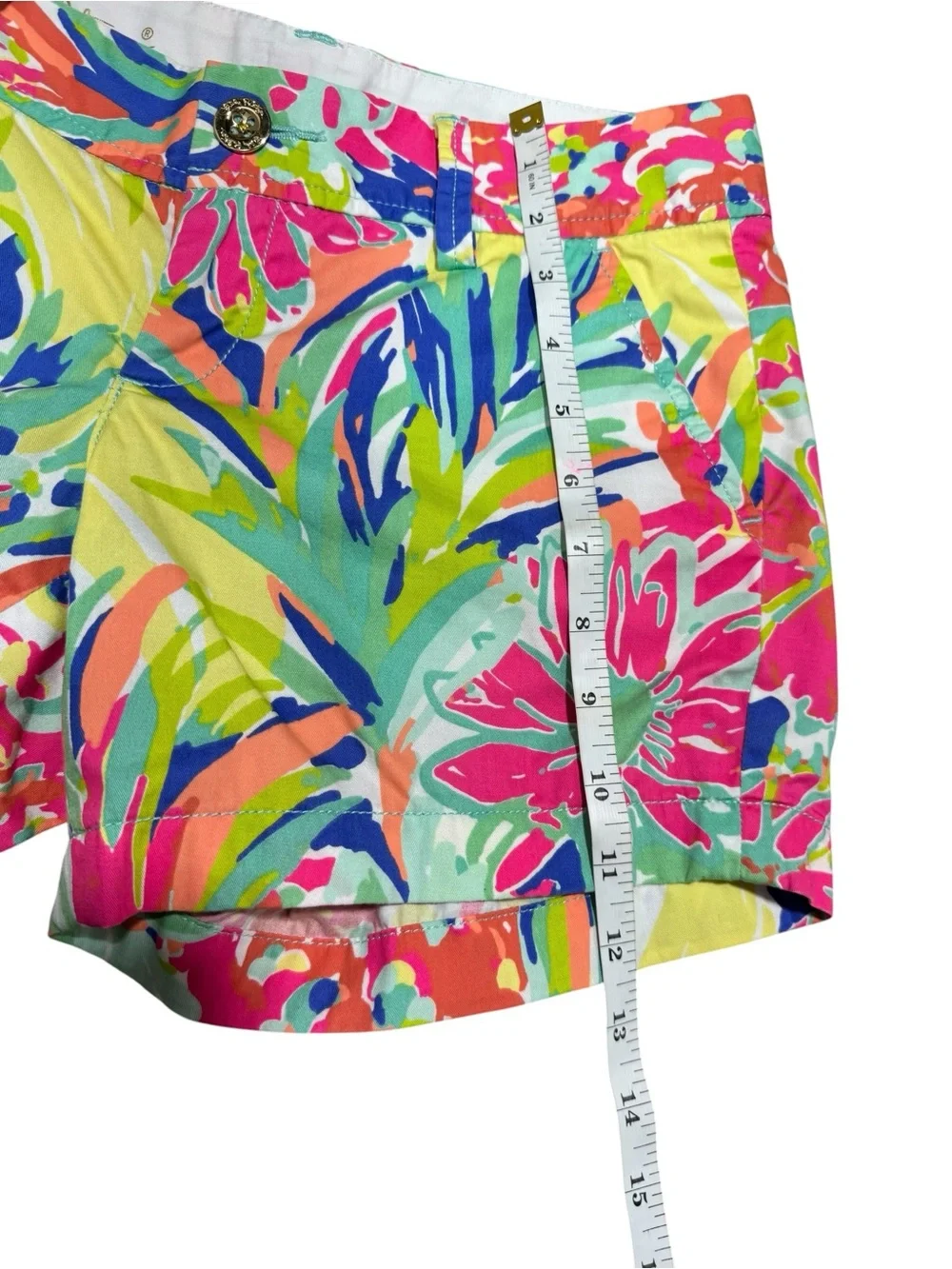 Lilly Pulitzer Shorts Lot 2 Womens Size 0 Pink Floral Tropical Print Preppy - Picture 6 of 16